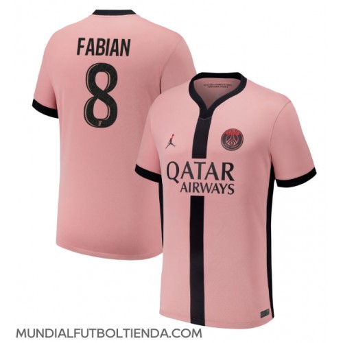 Camiseta Paris Saint-Germain Fabian Ruiz #8 Tercera Equipación Replica 2024-25 mangas cortas